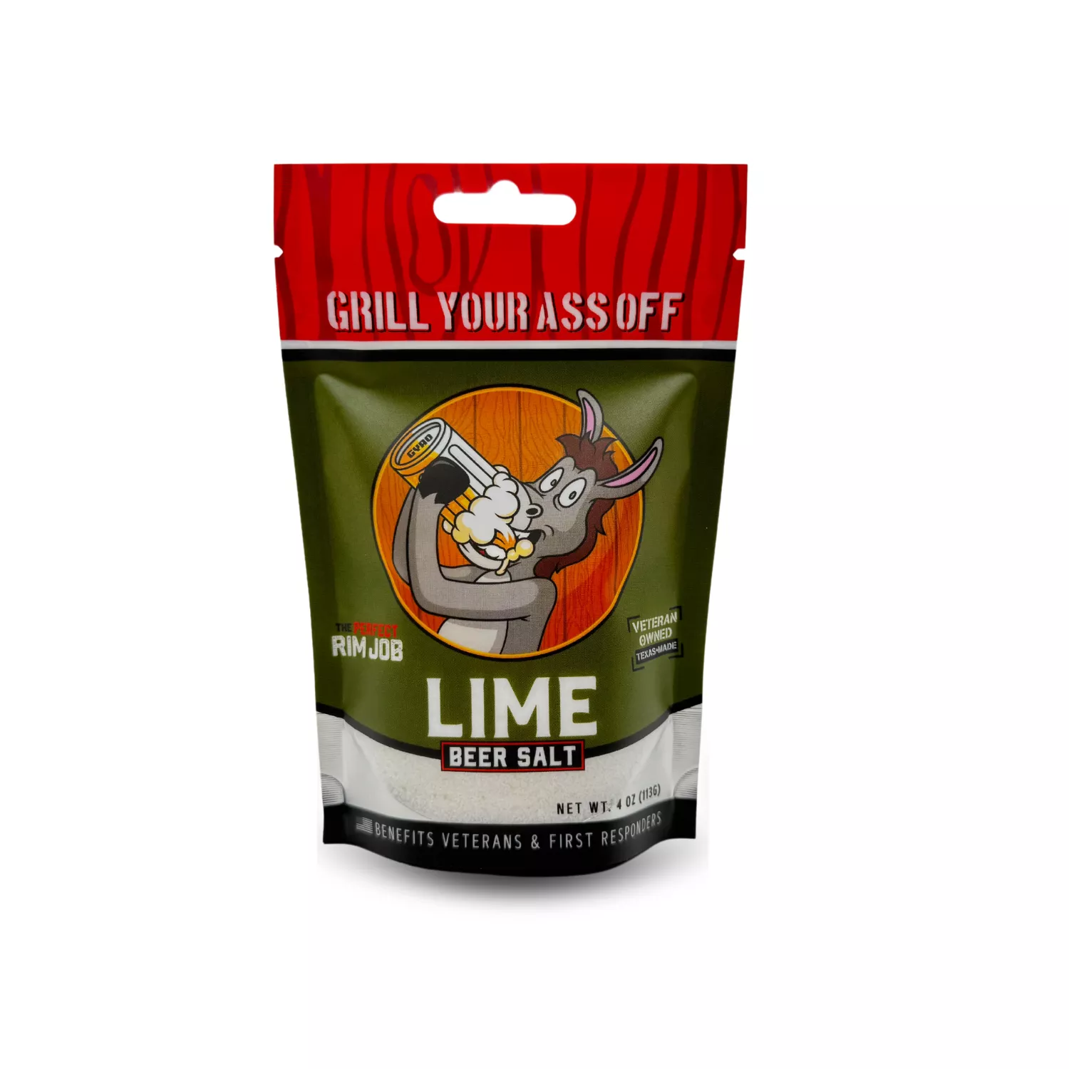 Grill Your Ass Off Lime Beer Salt
