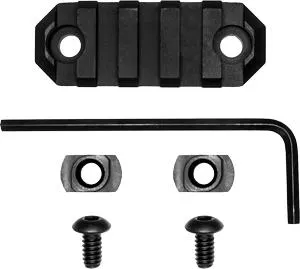 GROVTEC 5 Slot 2.2″ MLOK Rail Section #GTSW236