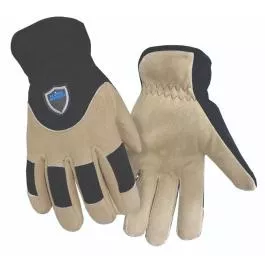 Hand Armor Gloves Men's Lined Glove Deerskin Driver - Brown - L
