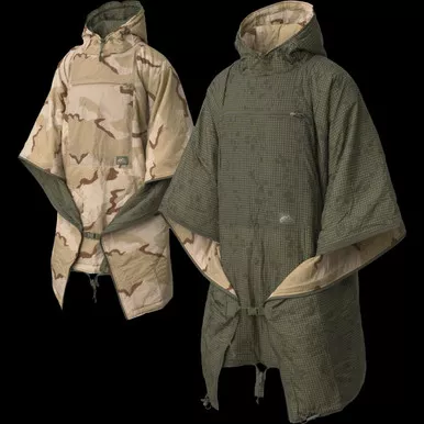 Helikon Tex Swagman Roll Reversible Poncho Night Camo / US Desert