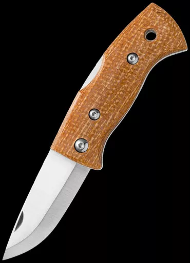 Helle Berget Mustard Jute Folding Knife
