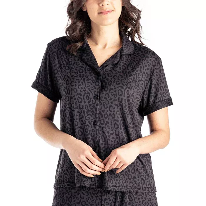 Hello Mello Wild For Naps Lounge PJ Top M/L #HMCAT-WNML