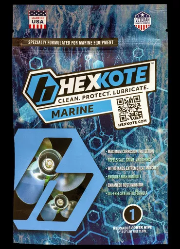 Hexkote Marine Series Reusable Wipe