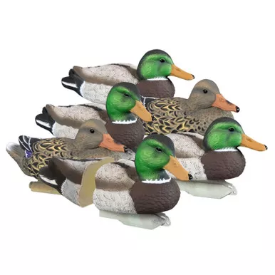 HIGDON 19023 STANDARD MALLARD FOAM FILLED 6 PACK