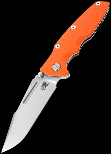Hinderer Eklipse Skinny Spear Point Orange G10 Folding Knife