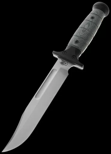 Hinderer KA-BAR 3V Stonewashed Micarta Fixed Blade