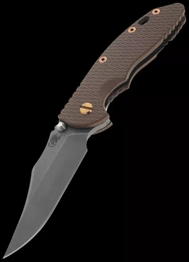 Hinderer XM-18 3.5" Bowie G10 FDE Folding Knife