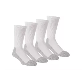 Hiwassee Trading Company Working Series Large White Crew Sock (4-Pack)