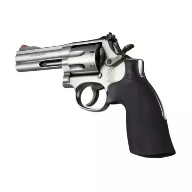 Hogue 19012 Round Butt Rubber Monogrip w/o Finger Grooves for Smith & Wesson K or L Frame