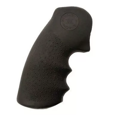 Hogue 46000 Overmolded Rubber Monogrip for Colt Python, Black