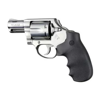 Hogue 48000 Overmolded Rubber Monogrip for Colt Detective Special, Black