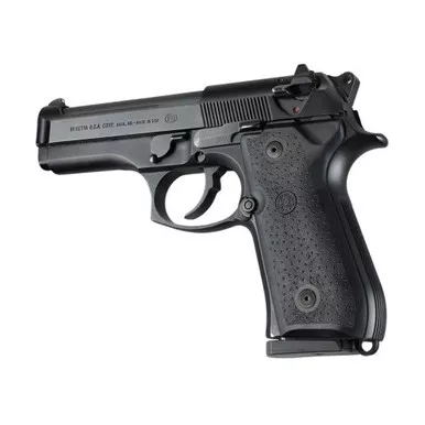 Hogue 92010 Rubber Grip Panels for Beretta 92/96 Series, Black