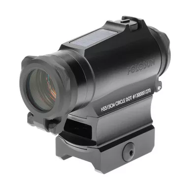 Holosun HS515CM Solar/Battery Powered 20mm Micro Red Dot Sight, Multi-Reticle System & Lens Caps