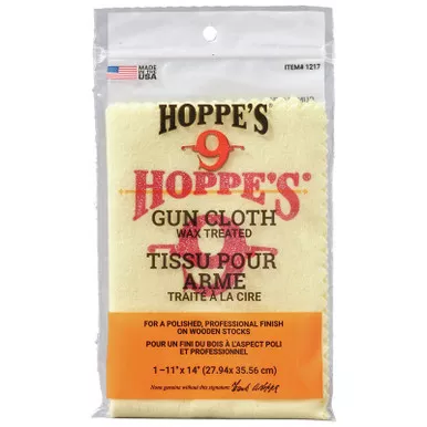 Hoppe's 1217 Wax Treated Gun Cloth - 12" x 17"