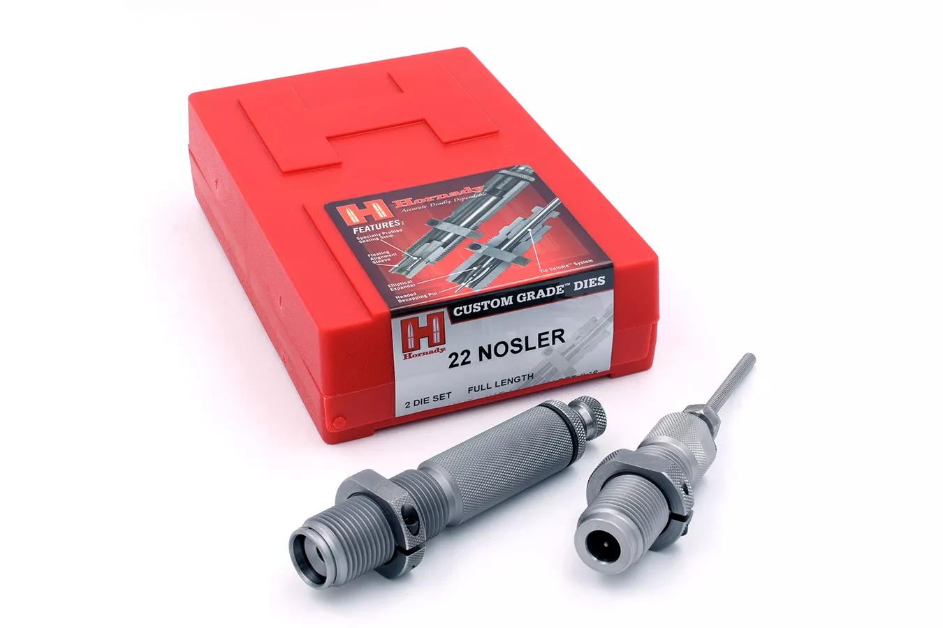 Hornady 22 Nosler Custom Grade Die Set