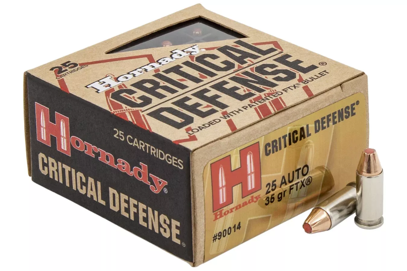 Hornady 25 Auto 35 gr FTX Critical Defense 25/Box