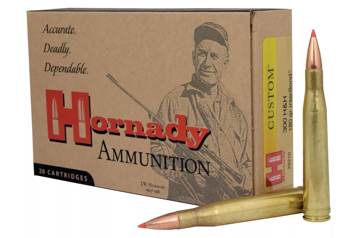 Hornady 300 HH Mag 180 gr InterBond Custom 20/Box