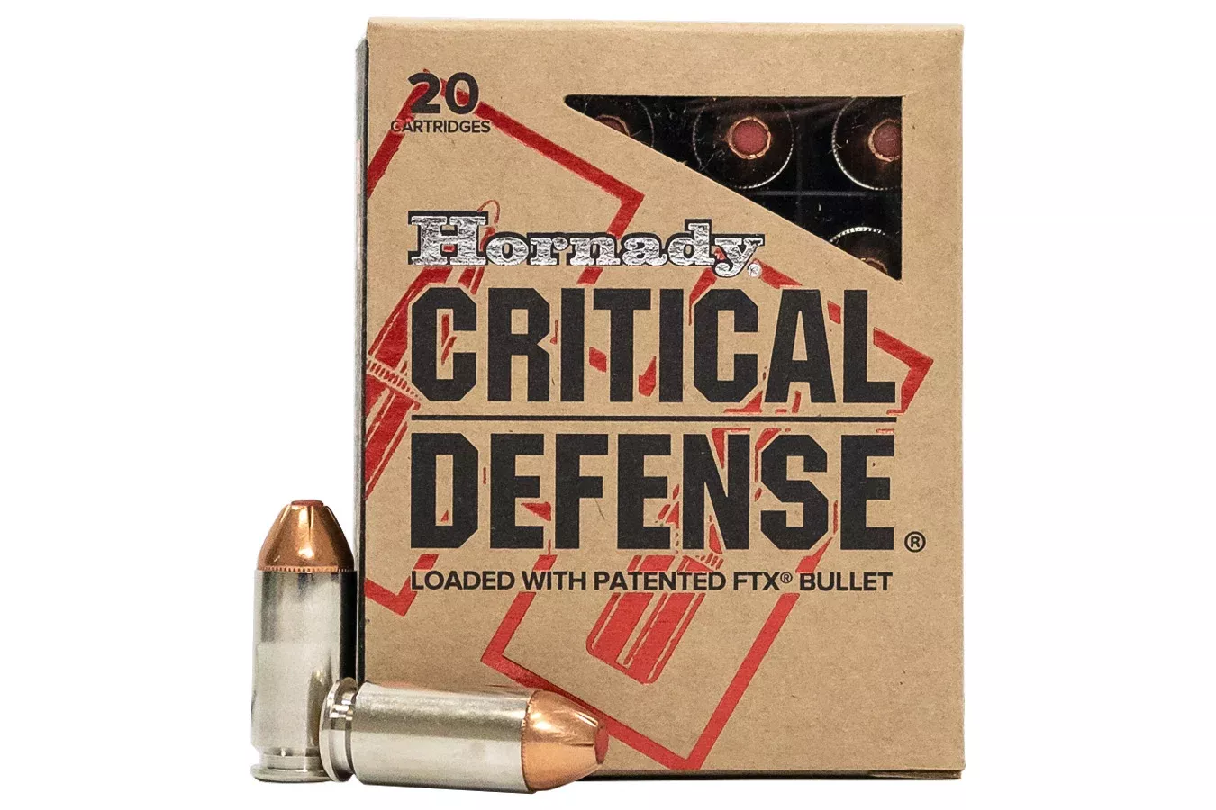 Hornady  40 S&W 165 gr Critical Defense 20/Box