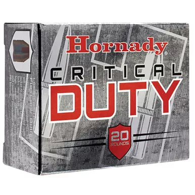 Hornady 90216 Critical Duty 9mm +P 124 GR FlexLock 20 Rounds