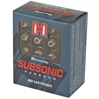 Hornady 90971 Subsonic 45ACP 230 GR XTP JHP 20 Rounds