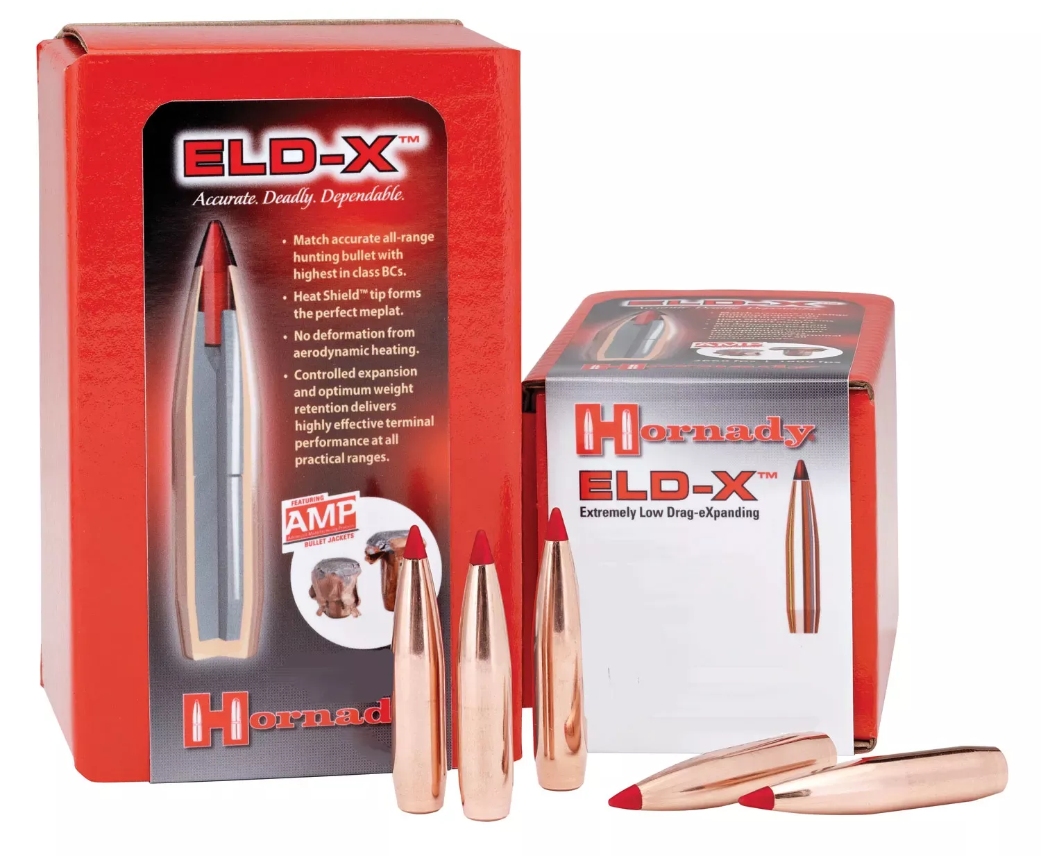 Hornady ELD-X 30 Cal .308 Dia 212 Gr 100/Box