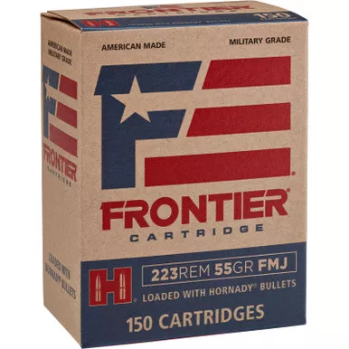 Hornady Frontier FR1015 223 55 GR FMJ 150 Rounds