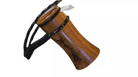 Houndstooth Game Calls Custom Cherry Tube Call