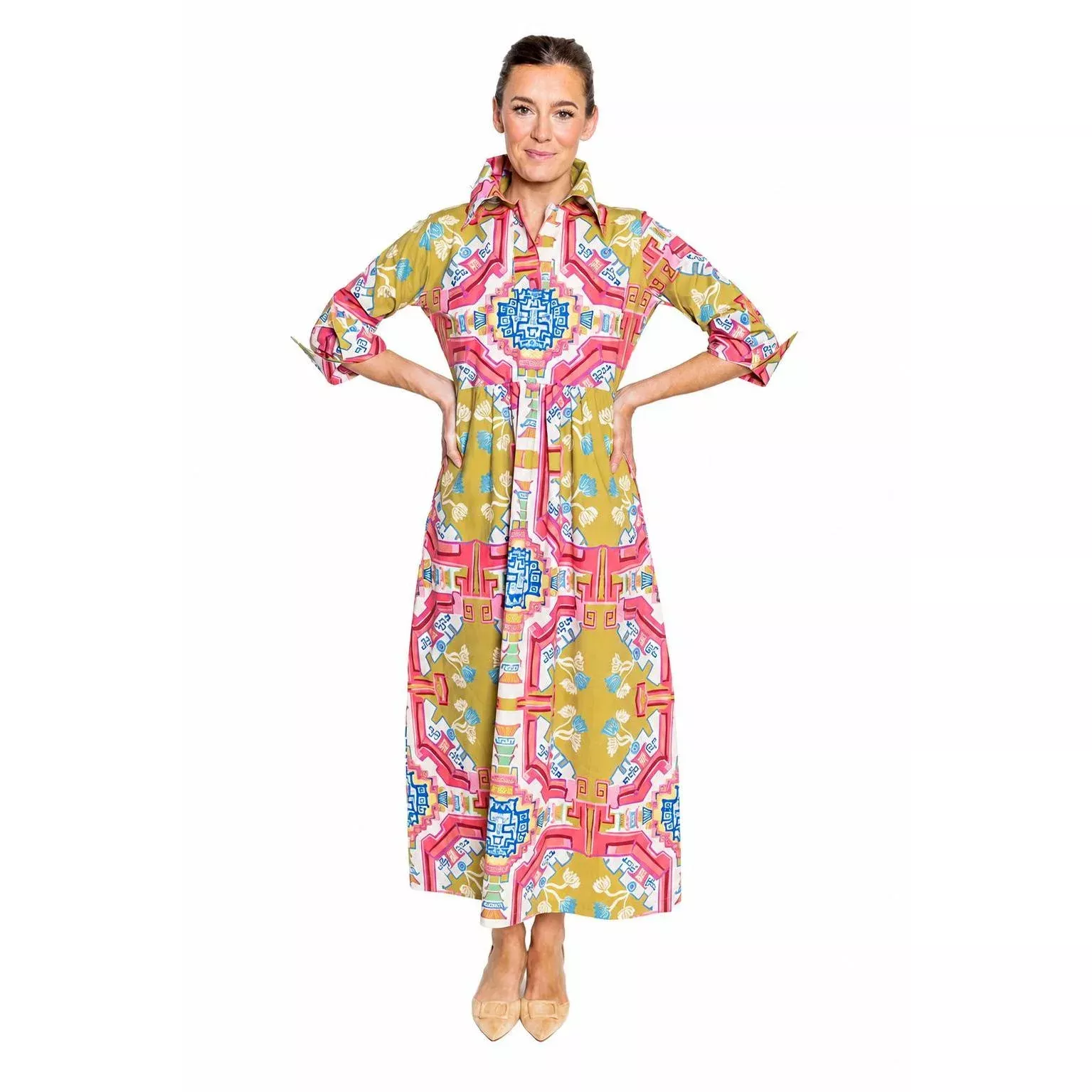 House of MBR Surcie Blyth Empire Dress Long