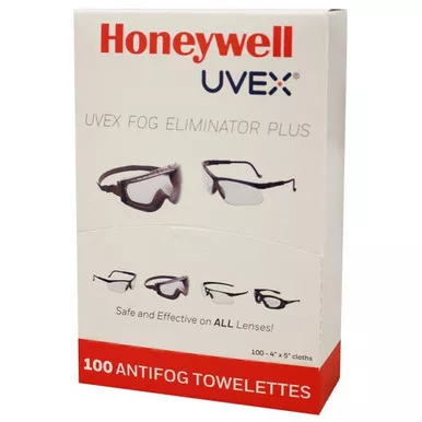 Howard Leight HL-S479 Uvex Fog Eliminator Plus Cloths - 100