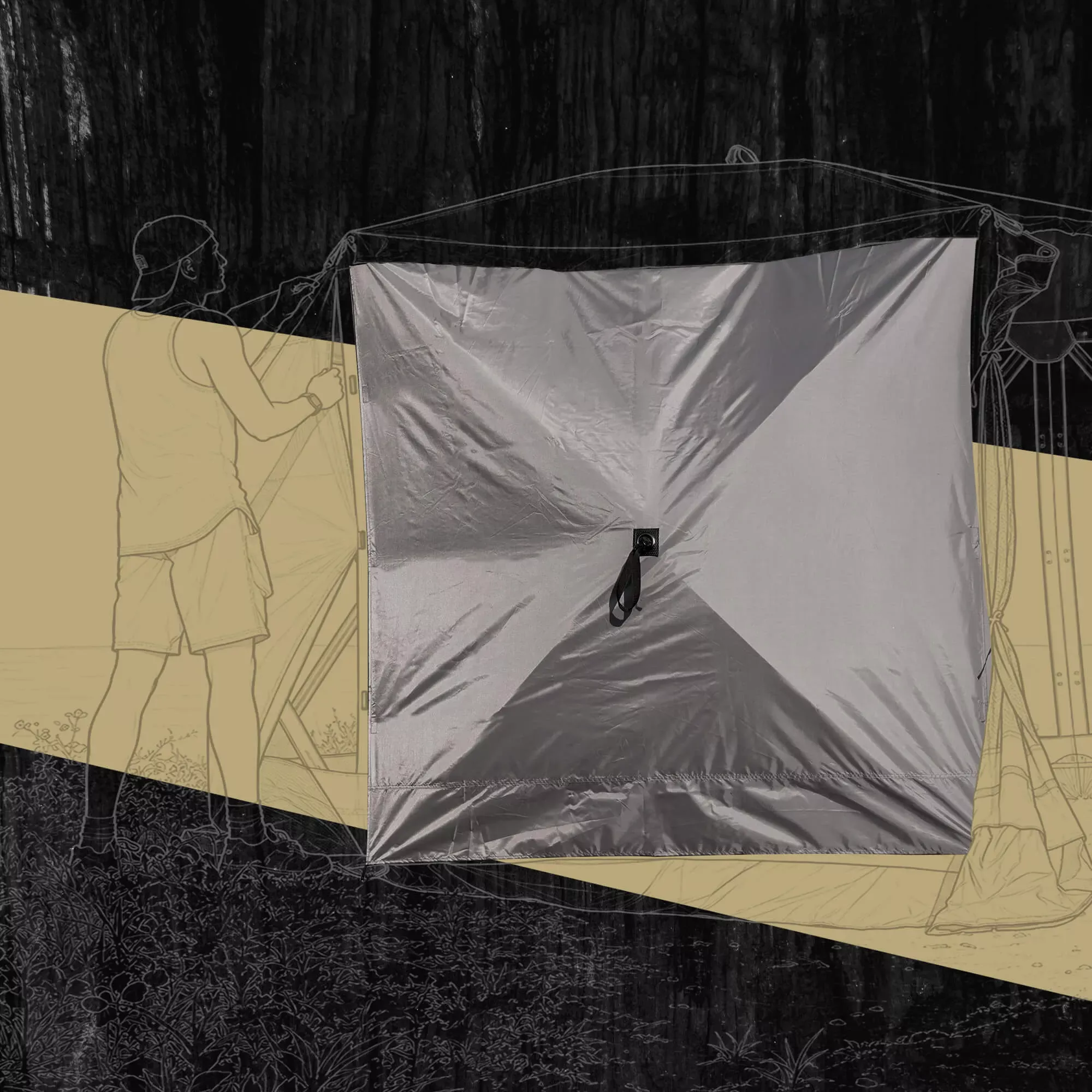 Hub Screen house 400 XL Wind Panel
