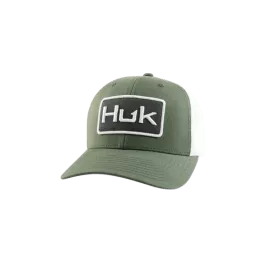 HUK Kids Classic Logo Trucker Hat - Moss