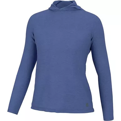 Huk Womens Waypoint Hoodie Wedgewood