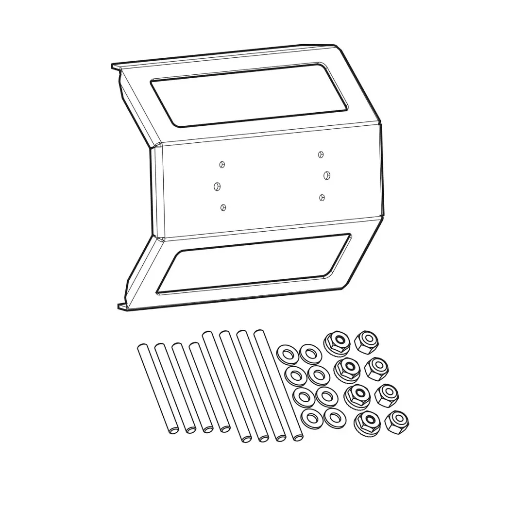 Humminbird IDMK S12R - In-Dash Mounting Kit SOLIX 12 Models• 740176-1
