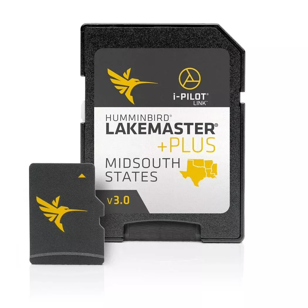 Humminbird LakeMaster Plus Midsouth States V3 microSD Format Electronic Chart• 600009-8