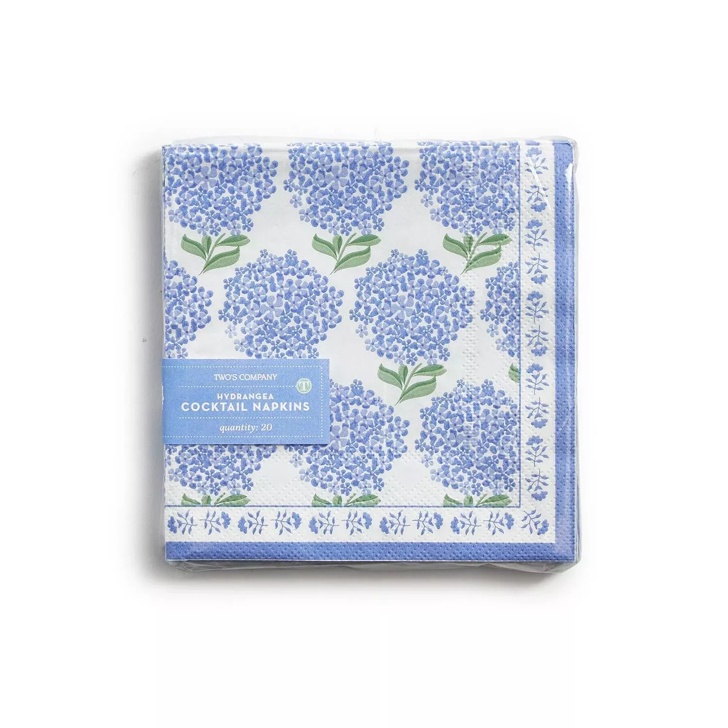Hydrangea 3-Ply Cocktail Paper Napkins
