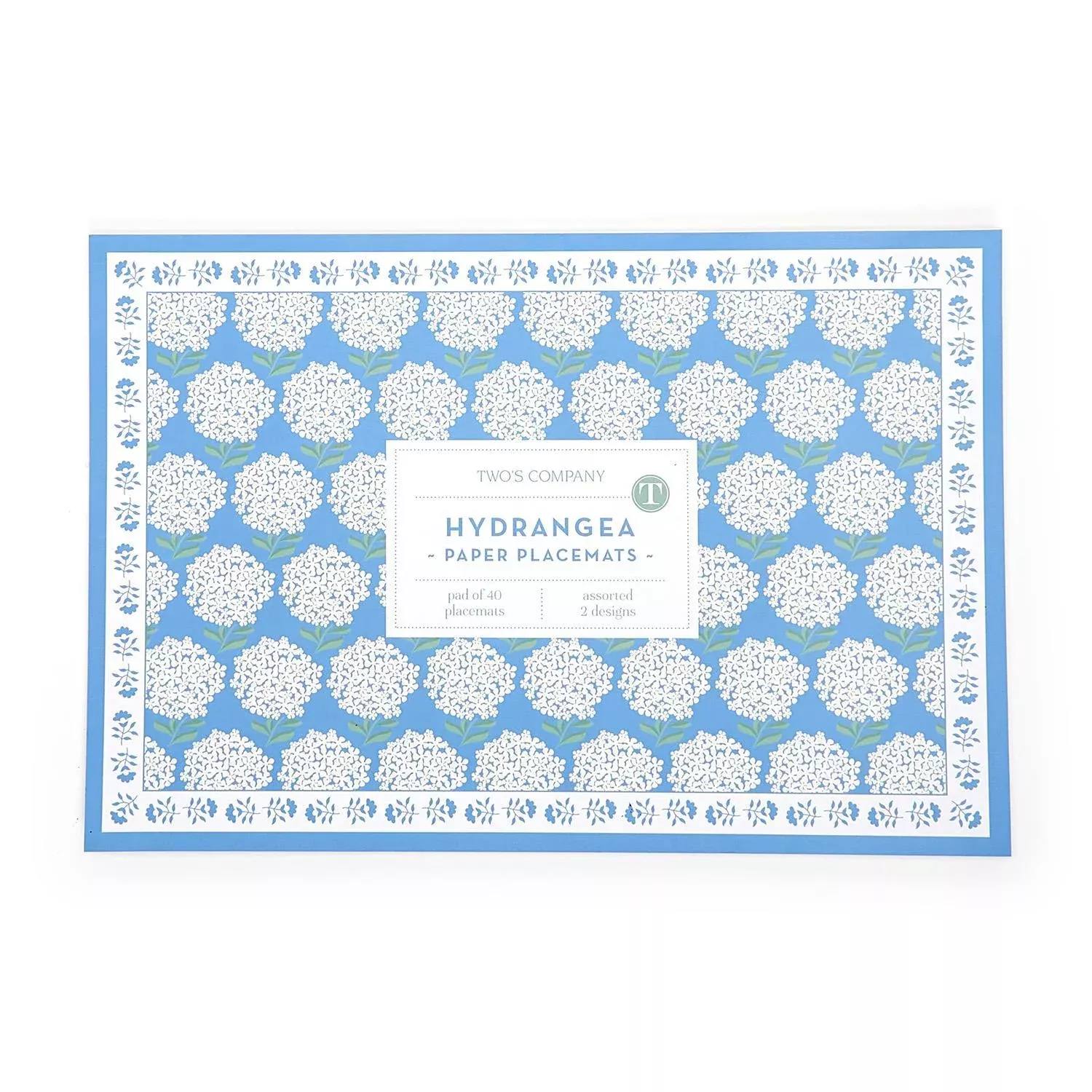 Hydrangea 40 Pc Paper Placemat Book