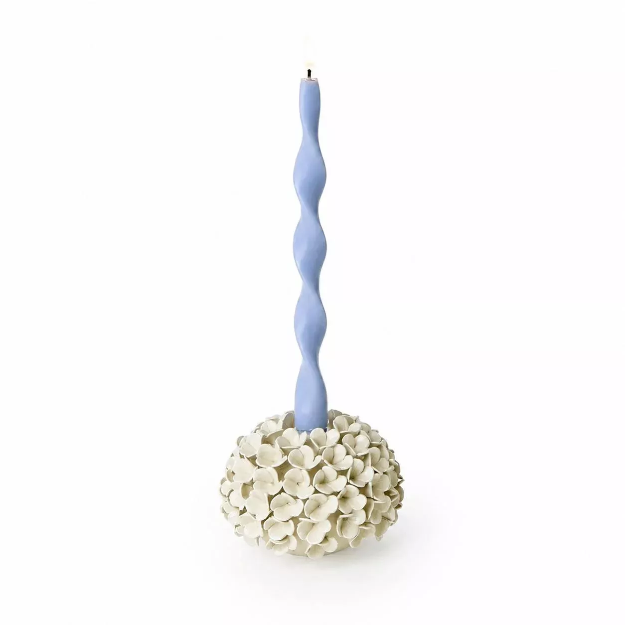Hydrangea Flower Bud Vase/Taper Candle Holder