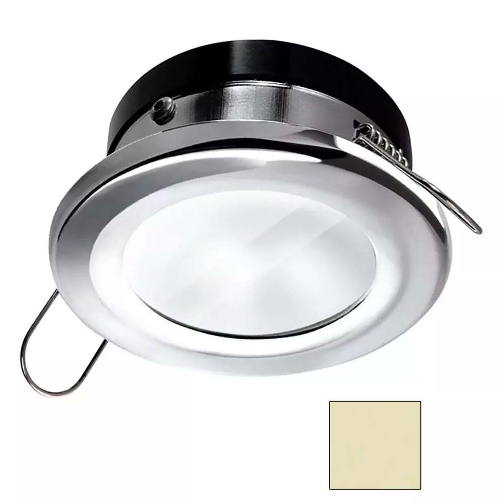 i2Systems Apeiron A1110Z 4.5W Spring Mount Light – Round – Warm White – Polished Chrome Finish