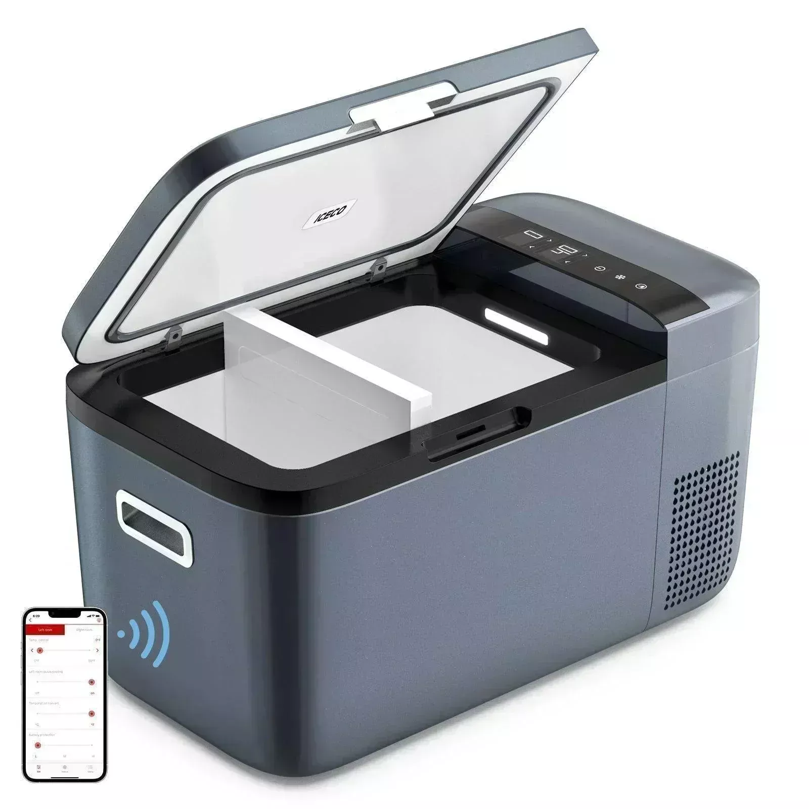ICECO GO20 21QT Dual Zone Portable Fridge Car Freezer