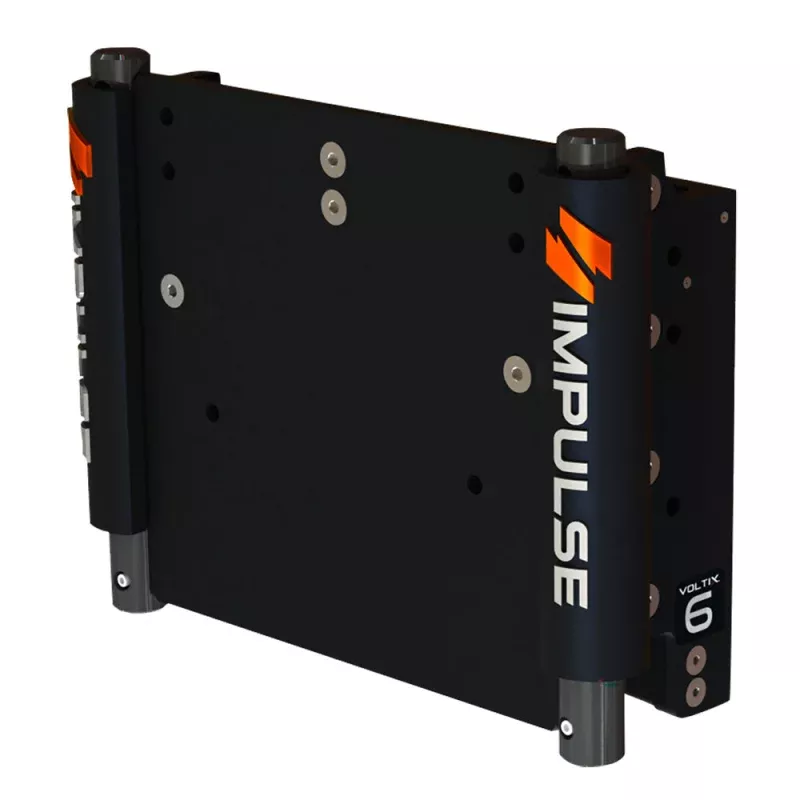 IMPULSE XL 6 Set Back Electric Jack Plate w/Standard Control – Black Anodize