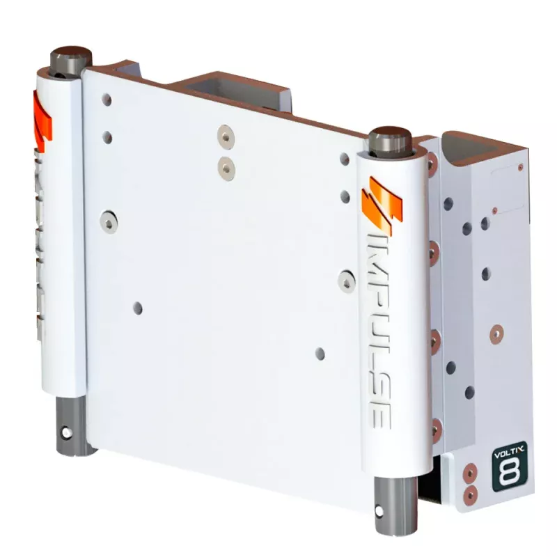 IMPULSE XL 8 Set Back Electric Jack Plate w/Standard Control – White Cerakote