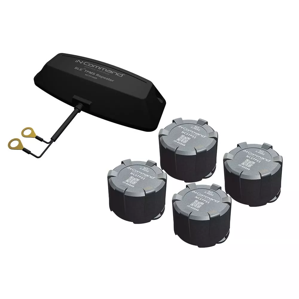 iN-Command Tire Pressure Monitoring System - 4 Sensor & Repeater Package - NCTP100