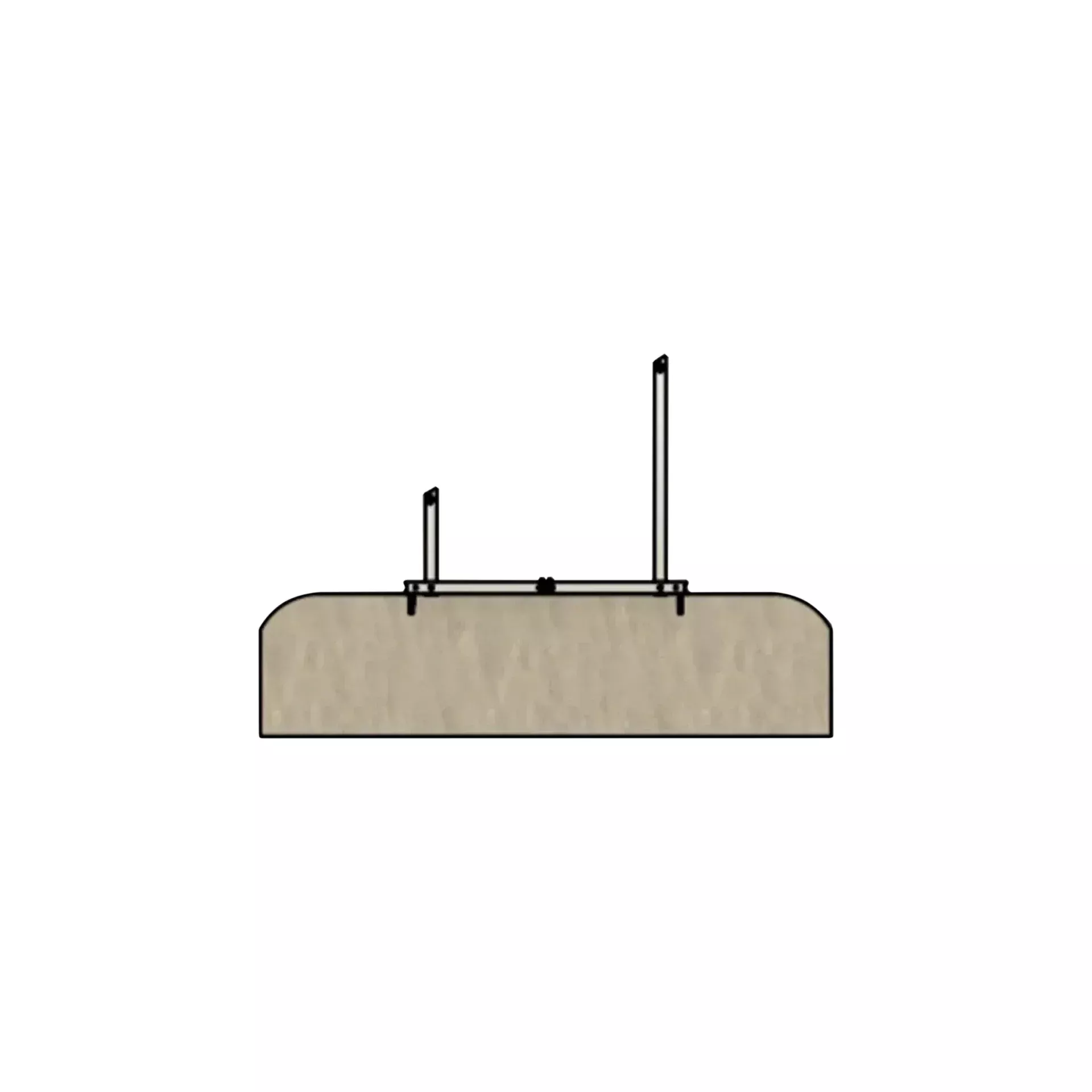 IntegraRack Concrete Slab/Footing Lag Bolt Mounting Kit