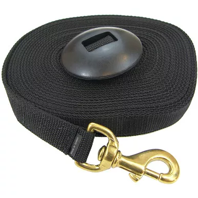 INTREPID INTERNATIONAL 25ft Lunge Line with Rubber Stopper