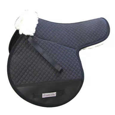 INTREPID INTERNATIONAL English Saddle Pad with Sheep's Wool Lining