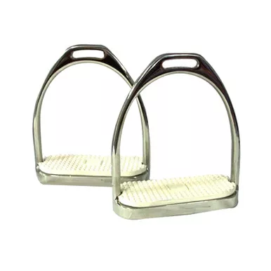 INTREPID INTERNATIONAL Premium Coronet Stainless Steel Fillis Stirrup Irons (212944)