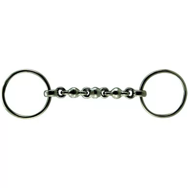 INTREPID INTERNATIONAL Stainless Steel Waterford Loose Ring Snaffle Bit