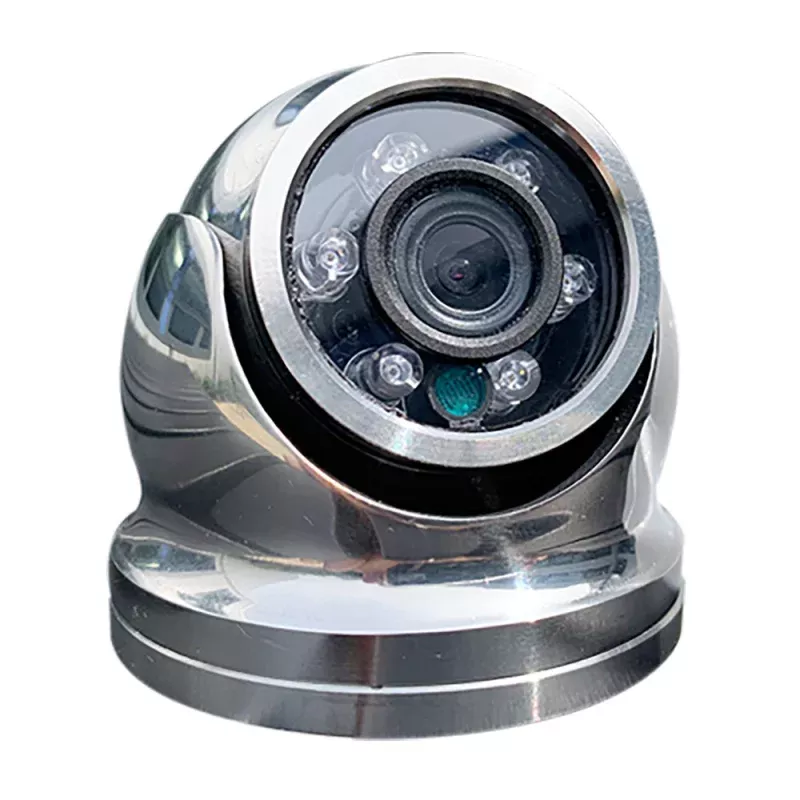 Iris Hi-Resolution Analog Mini Dome Camera – 316 Stainless Steel – CVBS – TVI