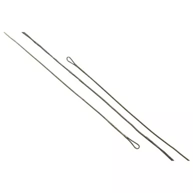 J And D Teardrop Bowstring Black B50 16 Strand