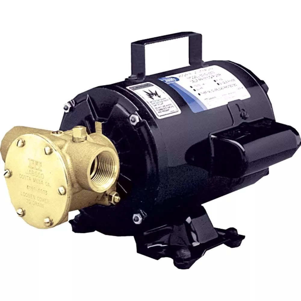 Jabsco Utility Pump with Open Drip Proof Motor - 115V - 6050-0003